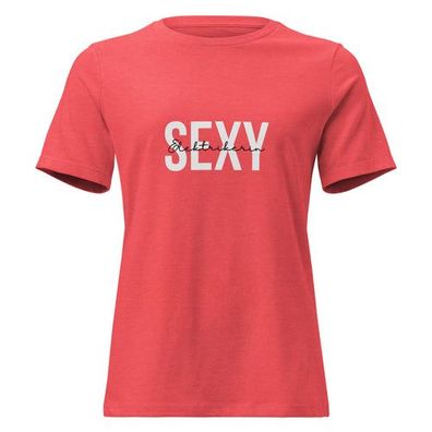 Lockeres Damen-T-Shirt Geschenkidee für Elektrikerin "Sexy Elektrikerin"