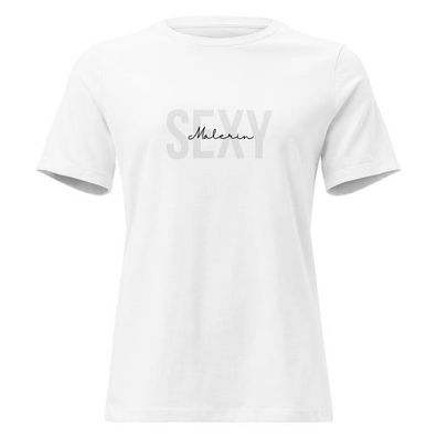 Lockeres Damen-T-Shirt Geschenkidee für Malerin "Sexy Malerin"