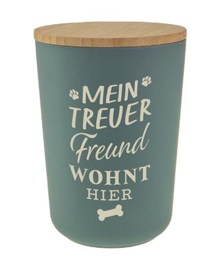 Personalisierte Futterdose, Vorratsdose f. Katzen u. Hunde- Mein treuer Freund