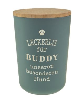 Personalisierte Futterdose, Vorratsdose zur Aufbewahrung für Hunde- für Buddy
