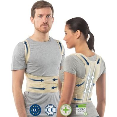 aHeal Réckenstétzgértel Größe 3 Haut Haltungskorrektur Récken Geradehalter
