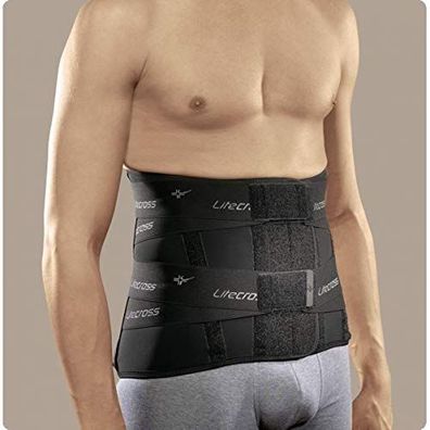 RO+TEN Lite-Cross Korsett Sensitive schwarz Größe L Lendenwirbelsäule