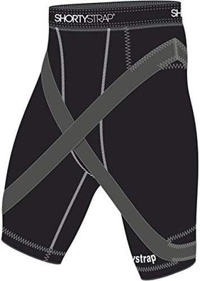 Shortystrap Kompressionshose fér Fußball schwarz Größe L medizinisch getestet