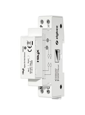HiluX Zigbee DIN-Schienen-Dimmer Push bis 250 W LED Zigbee 3.0 HomeKit
