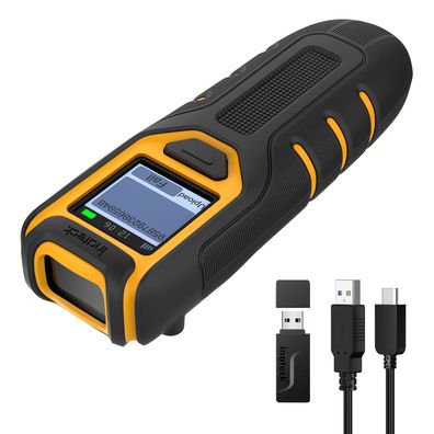 Inateck Barcode Scanner Bluetooth 1D 2D QR kabellos 2.4GHz mit Display