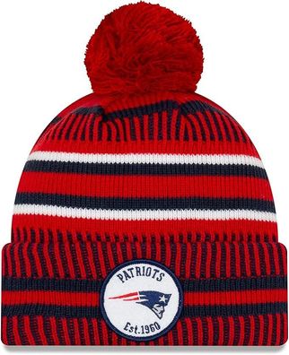 NFL New England Patriots Sideline 2019 Sideline Beanie Mütze NewEra 193648604829
