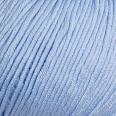 50g Top Cotton 100% Baumwolle, gekämmt mercerisiert, gasiert Nr.11 hellblau