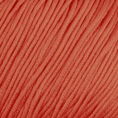 50g Top Cotton 100% Baumwolle, gekämmt mercerisiert, gasiert Nr.68 orange