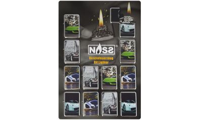 Benzin-Feuerzeug "Cars" 12er Stand-Display