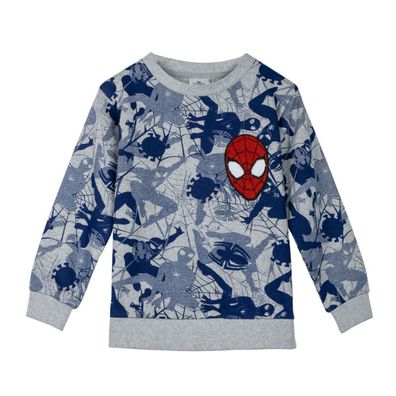 Marvel Spiderman Sweatshirt Kinder Baumwolle Polyester angeraut bequem