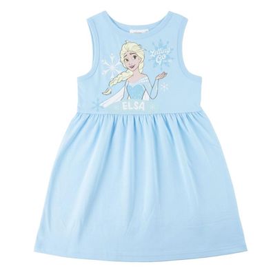 Disney Frozen Kleid Kinder Baumwollkleid Freizeitkleid Sommerkleid Mädchen