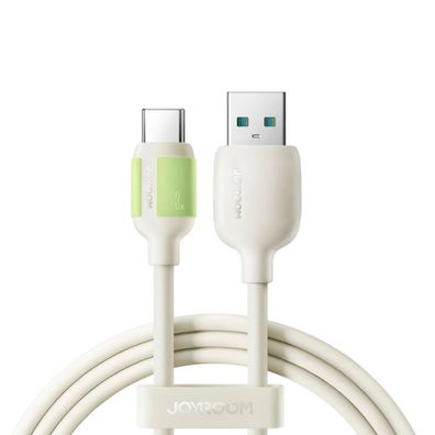 Joyroom S-A53 3A USB-A - USB-C Kabel mit fluoreszierender Spitze - Beige