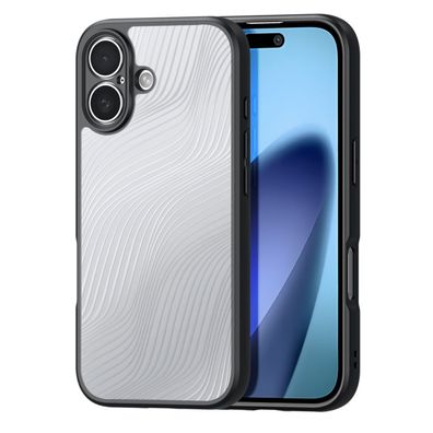 Dux Ducis Aimo Handyhülle Frosted Finish Kompatibel mit iPhone 17 Schwarz