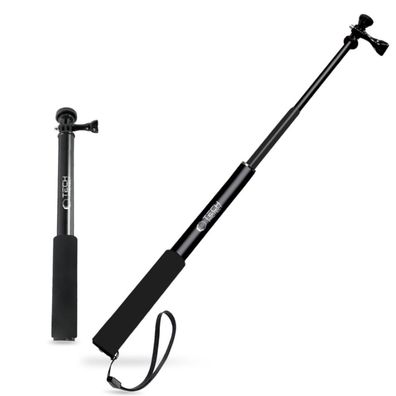 Tech-Protect GA100 Monopod & Selfie-Stick-Halterung für Action-Kameras – Schwarz
