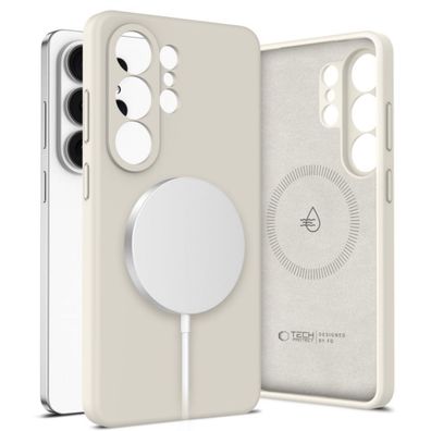 Tech-Protect Silicone für Samsung Galaxy S26 Ultra Beige Magnetisch Handyhülle