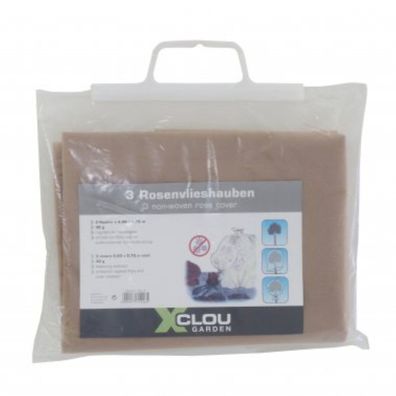 Wintervlies in Braun 0,8 x 0,75 m – Schutz vor Frost, Wind & Schnee