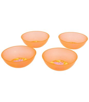 Peppa Pig Kinder Schalen Set 4 teilig Polypropylen für Zuhause Kindergarten und