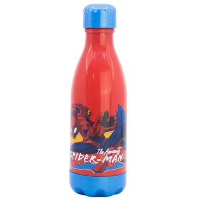 Spiderman Kinder Trinkflasche Wasserflasche 560 ml, Pausenflasche, Sport