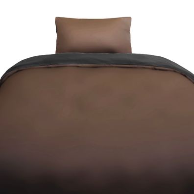 Einfarbige Wendebettwäsche 100% Baumwolle Satin mit Reißverschluss für Einzel