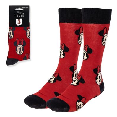 Disney Minnie Strümpfe Erwachsene Baumwollsocken Größe 36-43