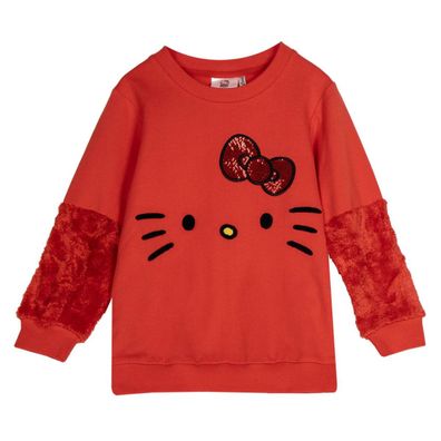 Hello Kitty Sweatshirt Kinder 100 % Baumwolle angeraut bequem