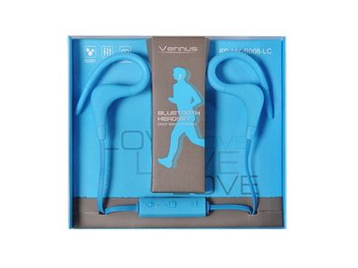 Bluetooth InEar Jogging Sport Kopfhörer Stereo Headset 3,5mm Schwarz