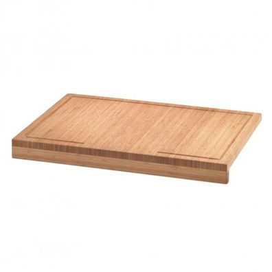 Bambus-Schneidebrett 56 x 38 cm mit Saftrille & Anschlagkante