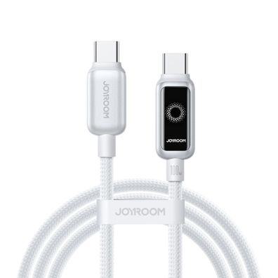 Joyroom S-A55 StarFlight 100W USB-C auf USB-C Kabel 1,2 m Weiß