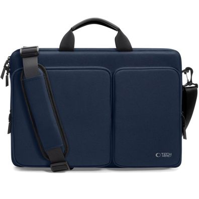 Tech-Protect Defender Tasche für 17-Zoll-Laptops – Marineblau