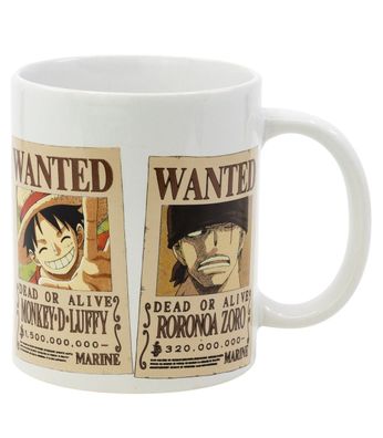 One Piece Becher 325 ml aus Keramik in Geschenkbox für Kaffee Tee und Kakao