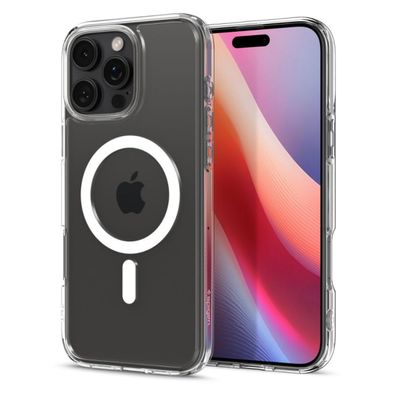 Spigen Ultra Hybrid MagHülle mit magnetisch Kompatibel mit iPhone 16 Pro Max Weiß
