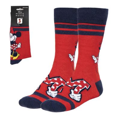 Disney Minnie Strümpfe Erwachsene Baumwollsocken Größe 36-43