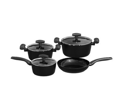 7-teiliges Kochgeschirr-Set mit Keramik-Antihaftbeschichtung ø16 cm/ø20 cm/ø24