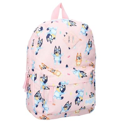 Bluey Kinder Rucksack rosa – Friends First Schulrucksack Mädchen