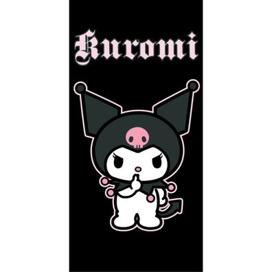 Hello Kitty Kuromi Strandtuch 70 × 140 cm für Strand und Schwimmbad oder Badezimmer