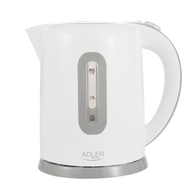 Adler AD 1234 Wasserkocher 1,7 L - 2200 W, 360° drehbar - Weiß