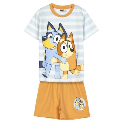Bluey Schlafanzug Kinder Pyjama T-Shirt & Short aus 100?% Baumwolle
