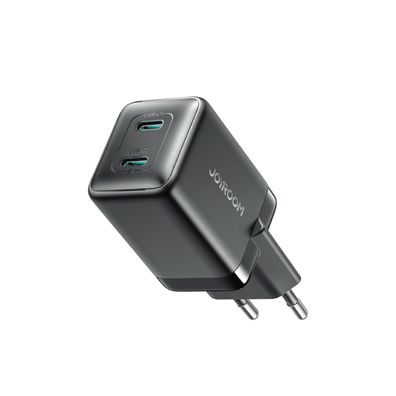 Joyroom JR-TCG17 45W Dual-Port GaN USB-C Ladegerät Schwarz