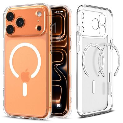 Spigen Ultra Hybrid Case kompatibel mit iPhone 17 Pro – Weiß