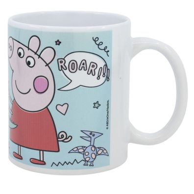 Peppa Pig Tasse 325ml – Keramikbecher im Geschenkset Kinder Fanartikel zur TV-Serie