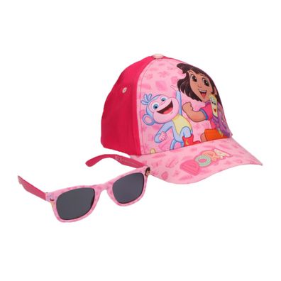 Dora la Exploradora Kinder Kappe und Sonnenbrille Set für Freizeit