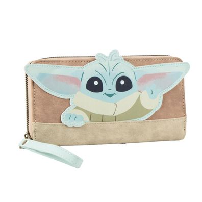 Star Wars Mandalorian Grogu Brieftasche Kunstleder 19x10x3 cm