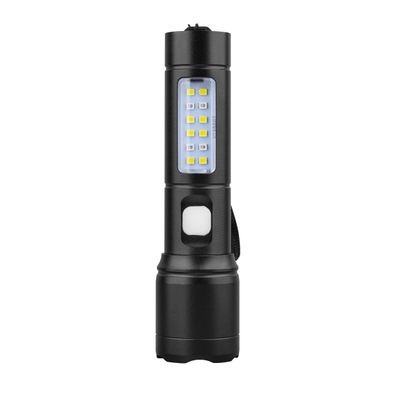 Platinet LED Taschenlampe 400lm USB-C wiederaufladbar Schwarz