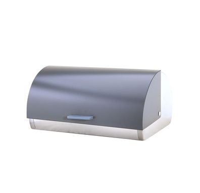 Michelino Edelstahl-Brotbehälter mit Schwenkdeckel - Groß & robust