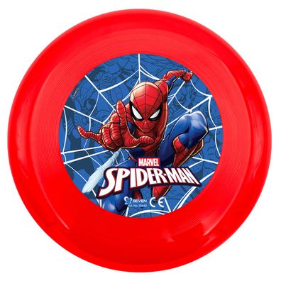 Spiderman Frisbee Wurfscheibe 23 cm leichtes Spielzeug für Freizeit Urlaub und