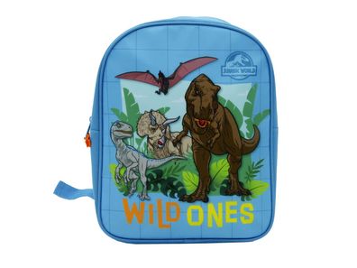 Jurassic World Kinder Rucksack 24 × 10 × 30 cm Freizeitrucksack mit Hauptfach
