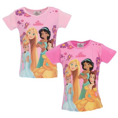 Disney Princess T-Shirt für Kinder mit Print aus Baumwolle kurzarm