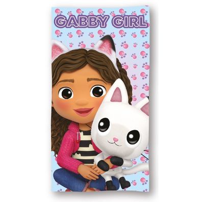 Gabby´s Dollhouse Strandhandtuch Mikrofaser 140x70 – Leichtes Badehandtuch für
