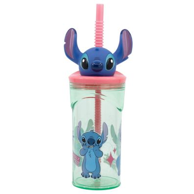 Lilo & Stitch Trinkbecher 3D Kinderbecher & Strohhalmbecher 360?ml