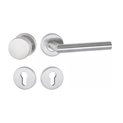 Hermat 1802/2073 Wechselgarnitur Rosettengarnitur Klasse 4 Edelstahl matt PZ